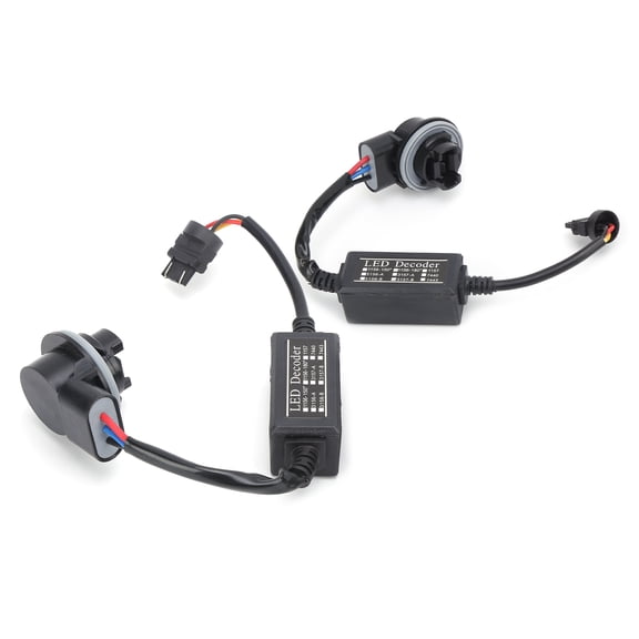 YAHHU 3157B LED Decoder Load Resistor Error Free Canceller Anti-Flicker Adapter for Car Headlight and Fog Lamp