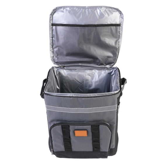 YAHHU 35L Rolling Cooler with Wheels and Handle Large Capacity Insulated Soft Cooler Bag for Outdoor Camping Picnic Beach Dark Grey 37 Qt Portable