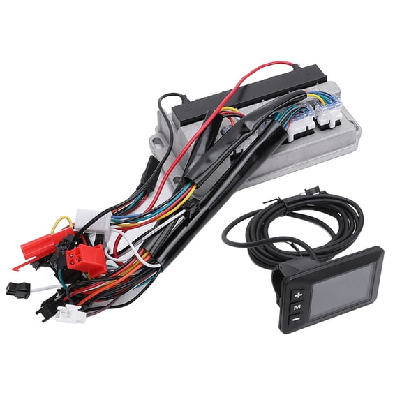 YAHHU 36V 48V 60V 500W 28A Electric Bike Brushless Motor PM Controller with G51 LCD Display Panel E-Bike Conversion Kit Replacement Part for Mountain Commuter Bikes (11.02 inches / 28 cm)