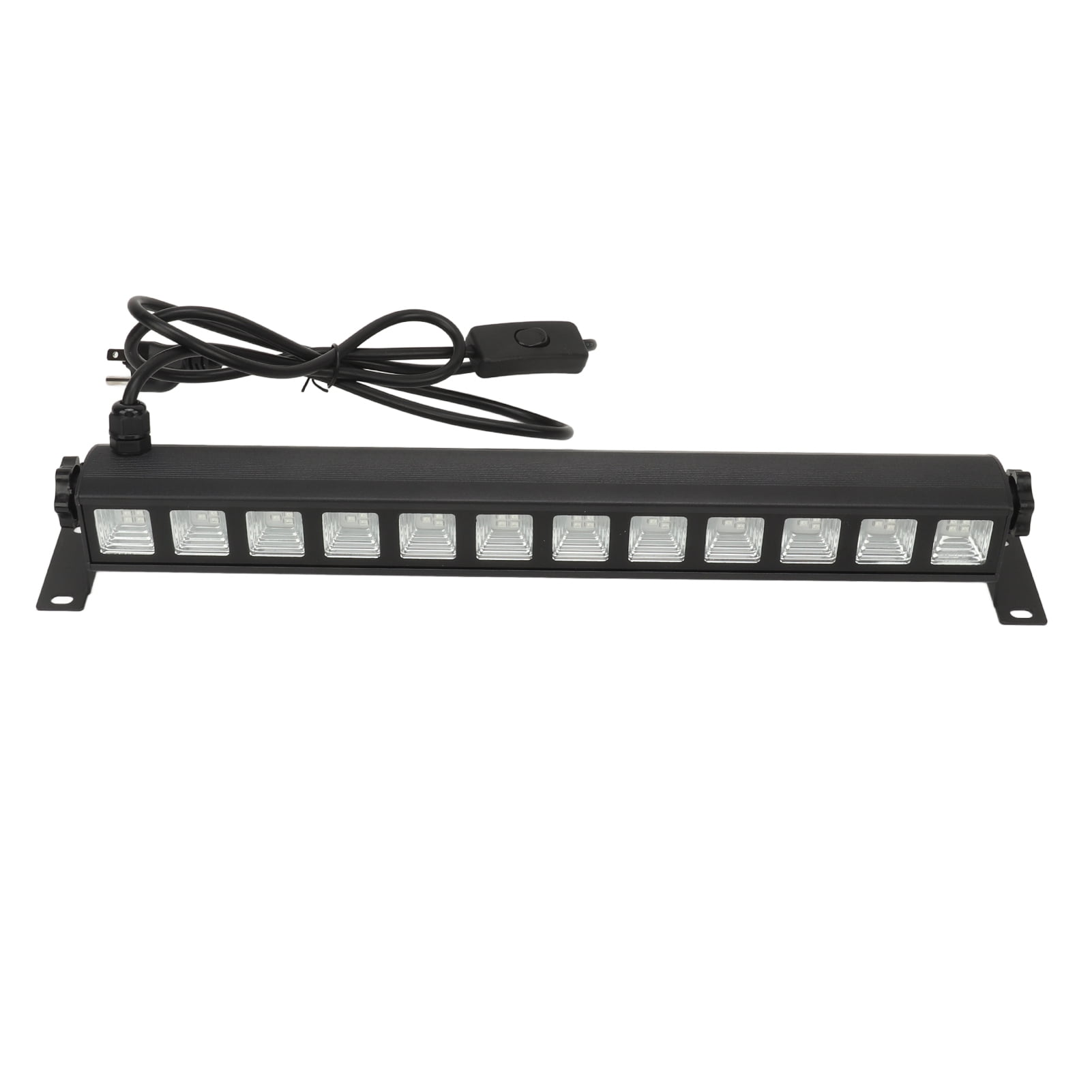 YAHHU 36W UV LED Black Light Bar 395nm Ultraviolet Wash Stage Lighting for Halloween Body Paint Glow Party 15.75 inches / 40 cm