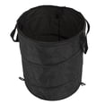 thumbnail image 1 of YAHHU 37L Medium Camping Trash Can, Folding Storage Bin & Portable Garbage Receptacle for Picnic, Outdoor, Garden & Yard Waste, Black, 13.39 in / 34 cm, 1 of 3