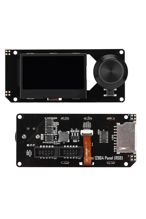 3D Printer Accessory MKS Mini 12864 LCD Display Module Screen Support for Marlin DIY with Built-in SD Card Slot Encoder and Buzzer Designed for Small Machines (6.10 inches / 15.5 cm)[cite: 1]