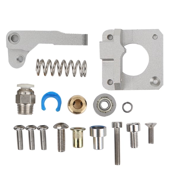 YAHHU 3D Printer Parts Extruder Upgrade Kit Spring Aluminum Block Accessories for CR11/Ender-3 (1.75 mm / 0.07 inches)