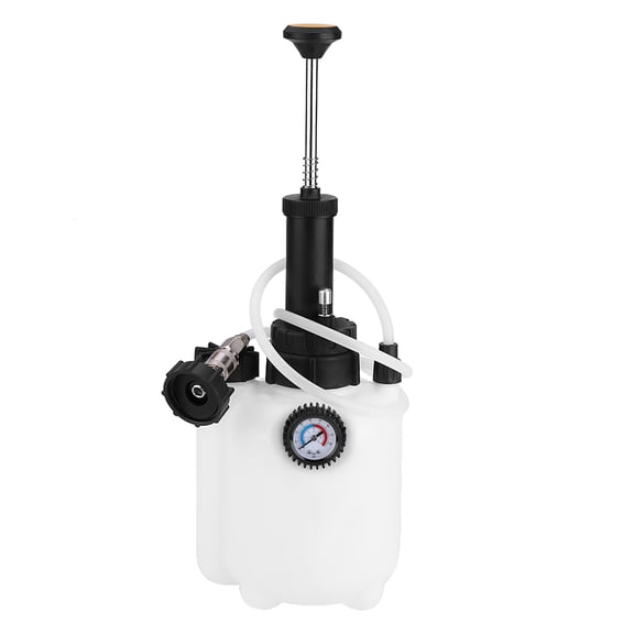 YAHHU 3L Capacity Manual Brake Clutch Fluid Bleeder Automotive Tool with Universal Adapter [cite: 17]