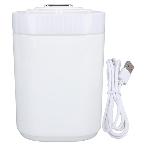 YAHHU 3L Portable Mini Humidifier  Large Capacity, RGB Ambient Light, Quiet Ultrasonic, USBC, AutoOff, AntiDry Burn, Moon White