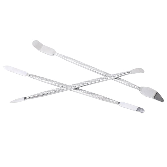YAHHU 3PCS Metal Spudgers Stainless Steel Small Pry Bar Set with Non Slip Handle for Electronic Appliance Repair Disassembly Tool (7.09 inches / 18 cm)