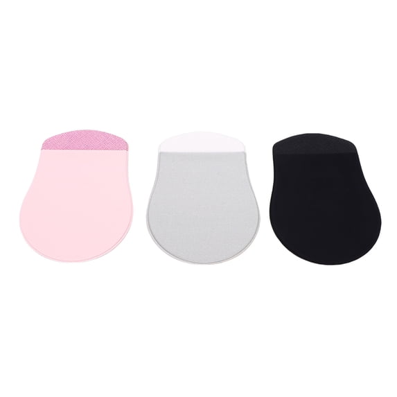 YAHHU 3PCS Stick On Mouse Pouches PU Reusable Adhesive Slim Mouse Holder Storage Bag for Computer Laptop / 5.31 x 3.82 inches (135 x 97 mm)