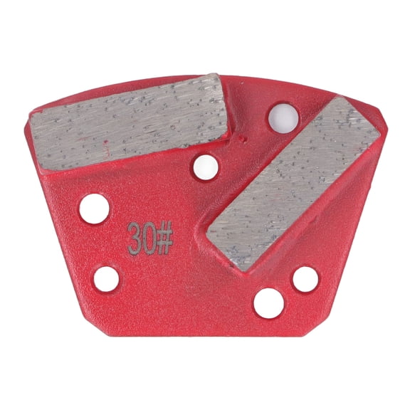 YAHHU 3Pcs Diamond Grinding Shoes 30 Grits Trapezoid Concrete Floor Cutting Tool 2 Long Teeth Abrasive Disc Block For Grinding Uneven Ground & Floor Paint Removal (3.54 inches / 9 cm)