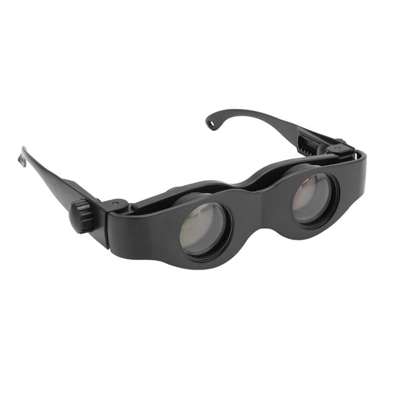 YAHHU 3X Fishing Binocular Glasses Yellow Filter Independently Manual Focusing Fishing Scope Glasses for Outdoor Sports Birdwatching Hands-Free Wearable Telescopes