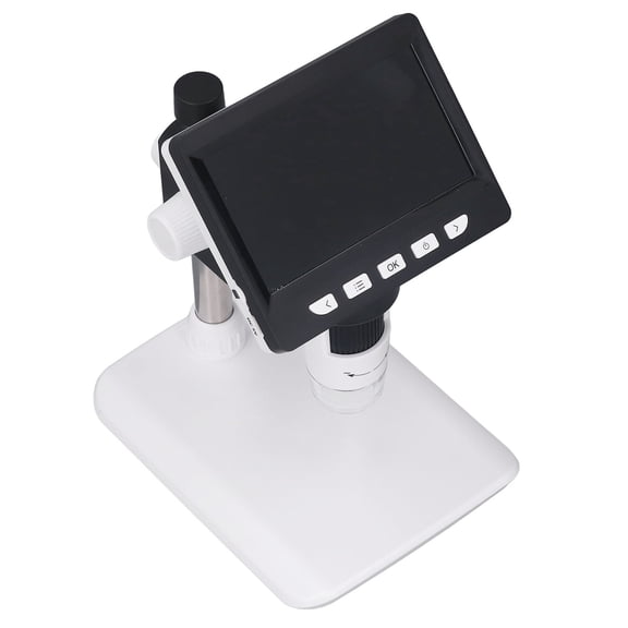 YAHHU 4.3 inches / 10.9 cm 1000x 2MP USB Digital Electron Microscope for Industrial Repair Inspection, Built-in Battery