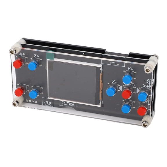 YAHHU 4-Axis Offline CNC Controller 1.8" for 3018 Pro Engraving Machine  Adjustable PWM, Fast 10k RPM, SD Card Compatible