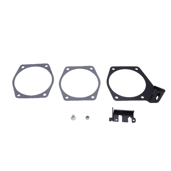 YAHHU 4 Bolt Throttle Cable Bracket 81012 Heavy Duty Steel 92 to 102mm Or 3.62 to 4.02 inches Engine Intake Replacement Kit For Optimal Performance And Precision Throttle Control Fitment Upgrade