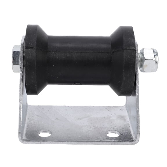 YAHHU 4 Inch Boat Trailer Roller with Panel Bracket Premium Heavy Duty Rubber Keel Roller Assembly Kit for Boat Yachts Ships (4 inches / 10.2 cm)