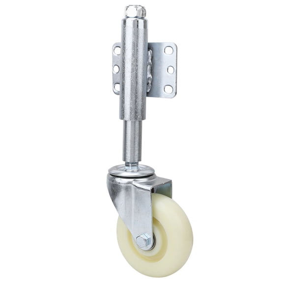 YAHHU 4" Nylon Gate Wheel Spring Loaded Swivel Caster Heavy Duty 110 lbs Capacity / 50 kg