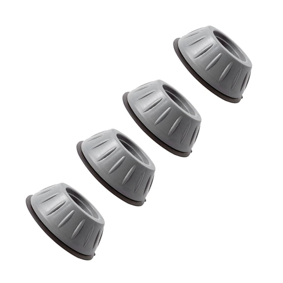 YAHHU 4 PCS Anti Vibration Pads for Washing Machine, Noise Reduction Washer Bottom Support Anti Slip Mats for Refrigerator Table Furniture, Silver Gray (3.15 inches / 8 cm)