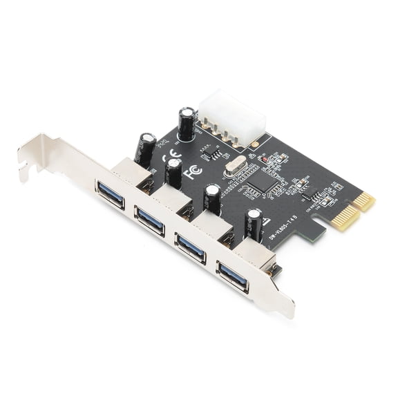 YAHHU 4 Port USB 3.0 PCI Express to USB 3.0 PCI-e Card Converter NEC Adapter 5.9 inches / 15 cm