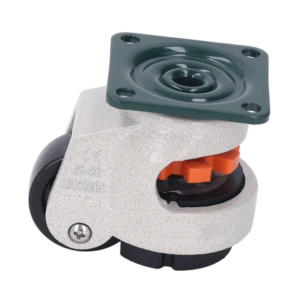 YAHHU 40mm Adjustable Height Plate Caster, 2200lb Capacity, 360 Rotation, NylonAlloy Construction, Ideal for Furniture & Workbenches