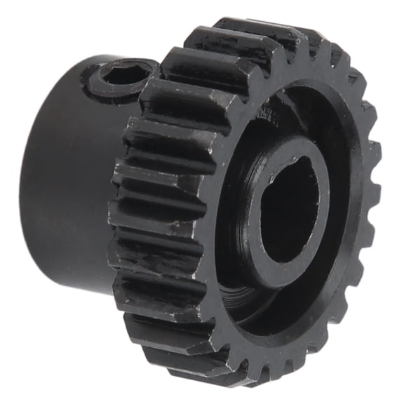 YAHHU 430310060024 6mm DBore Gear 24 Tooth MOD 0.8 Pinion Gear Replacement Industrial Robot Parts for High Precision Mechanical Projects (0.24 inches / 6mm) Silver