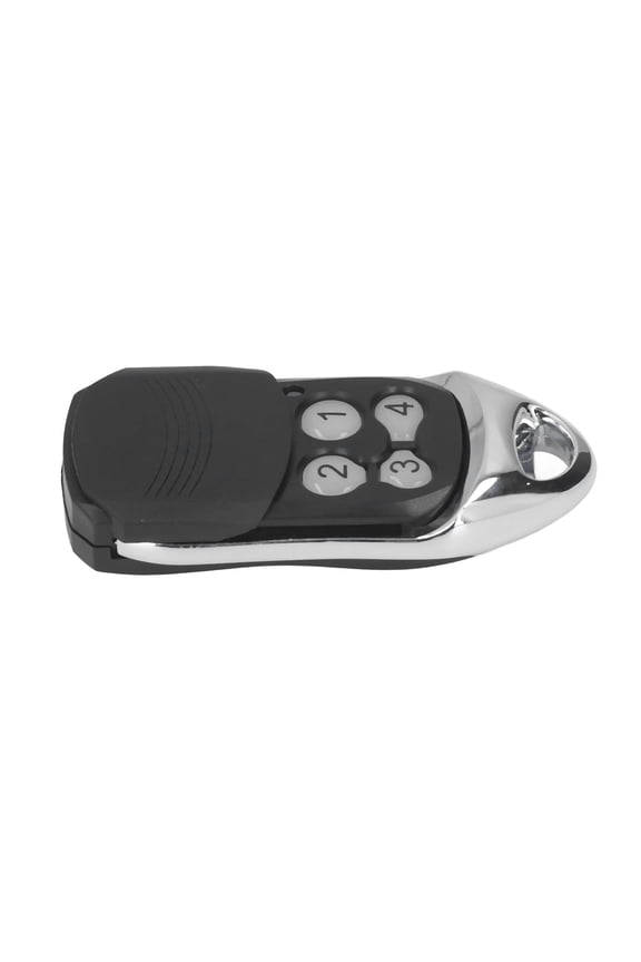 433MHz Garage Door Opener Remote Control Keychain, 100m Wireless Transmission, Replacement Transmitter with A27 12V Battery