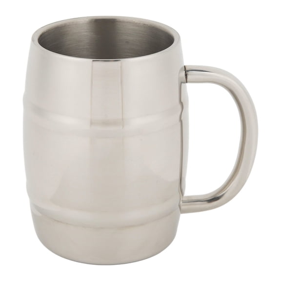 YAHHU 450ml Stainless Steel DoubleLayer Coffee Mug with Handle Durable, Versatile, EasyClean, Keeps Drinks Hot or Cold