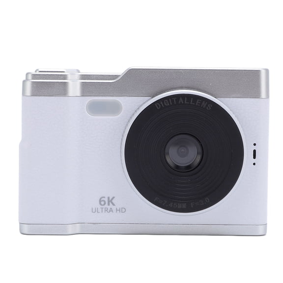 YAHHU 48MP Digital Camera 8x Zoom Dual Lens Portable Point and Shoot Video Camera for Students with 2.4 Inch Screen