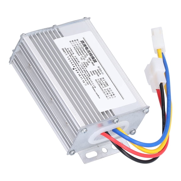 YAHHU 48V-96V to 12V DC Voltage Converter 25A 300W Waterproof Power Supply Transformer Step-Down Module with Aluminum Alloy Housing for Car Automotive Electronics (5.9 x 3.1 in / 15 x 8 cm)