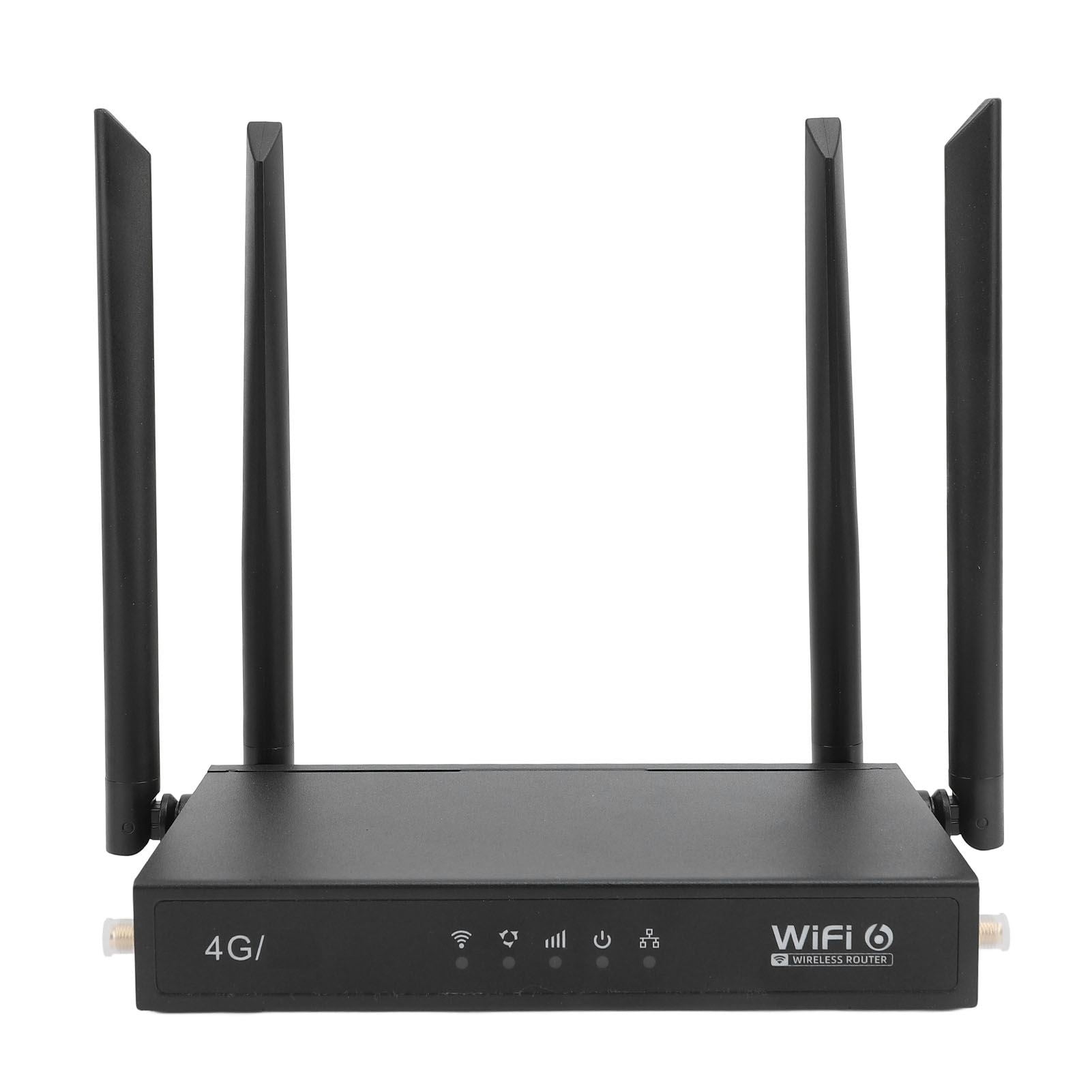 YAHHU 4G LTE CPE Router Unlocked Wireless WiFi Modem 300Mbps Hotspot with 6 Antennas EU Plug for Home and Office Connectivity (11.02 inches / 28 cm)