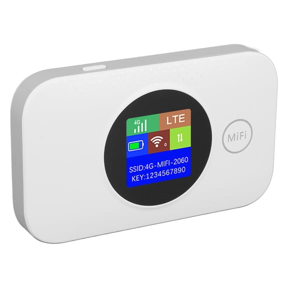 YAHHU 4G LTE Mobile Hotspot Router Unlocked Wireless WiFi Portable Pocket MiFi with Micro SIM Card Slot 3000mAh Battery Support 8-10 Users Asian Version (3.9x2.3x0.7 inches / 98x59x18 mm)