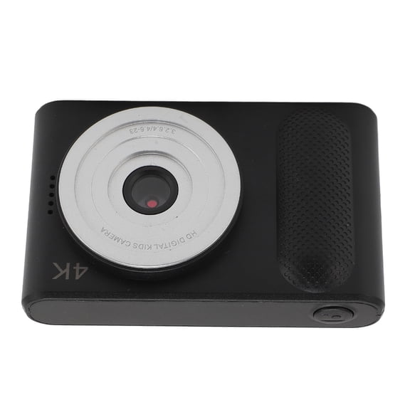 YAHHU 4K Digital Camera 48MP HD 16X Zoom Autofocus Portable Pocket Micro SLR Camera with 2.4 Inch Screen Black