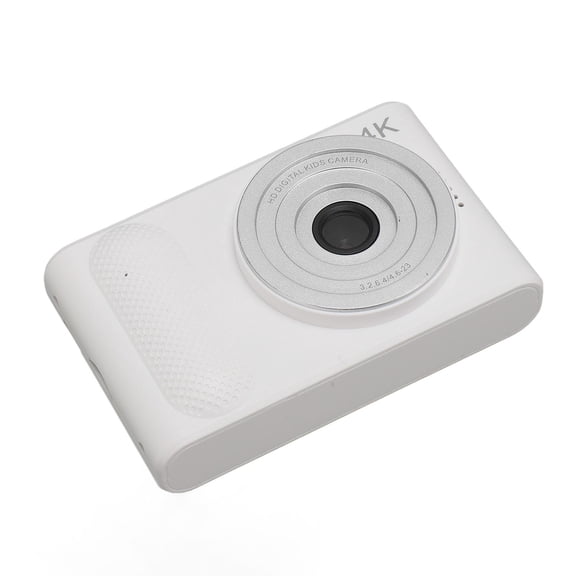 YAHHU 4K Digital Camera 48MP HD 16X Zoom Autofocus Portable Pocket Micro SLR Camera with 2.4 Inch Screen White