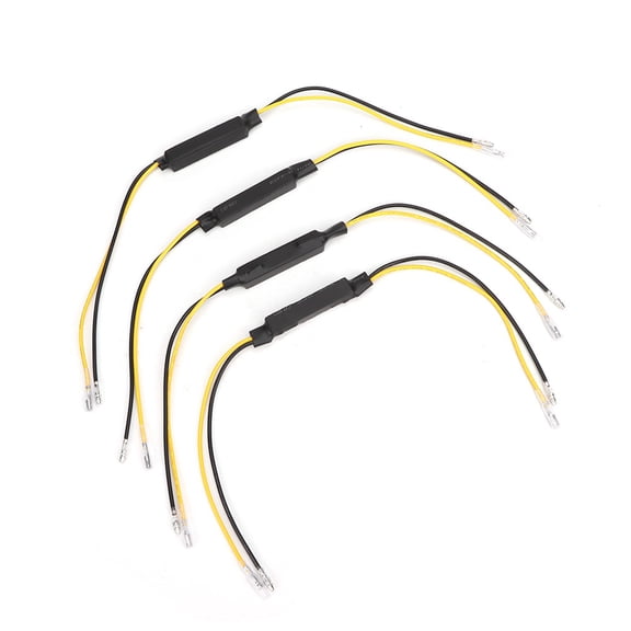 YAHHU 4PCS 12V-24V 20W Motorcycle LED Turn Signal Indicator Load Resistor LED Decoder