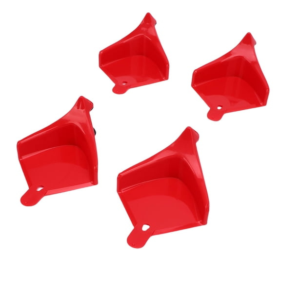YAHHU 4PCS Car Hose Guide Tire Roller Tool Prevent Pressure Washer Cords Stuck Detailing Equipment for Vehicles Motorcycles RVs, 3.3 in / 85 mm, Red