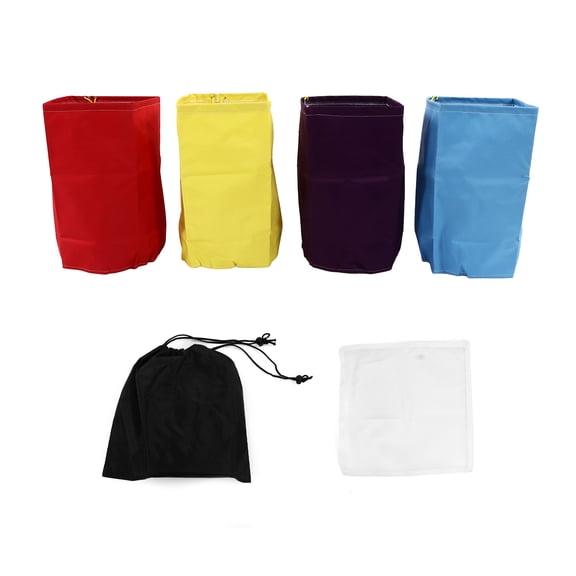 YAHHU 4Pcs Herbal Hash Filter Extraction Bag 5 Gallon 25 73 160 220 Micron for Essential Oil
