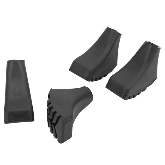YAHHU 4Pcs Rubber Paw Feet Tips Hammers Walking Stick Trekking Pole Caps Tip Protective Cover (0.5in / 12mm)