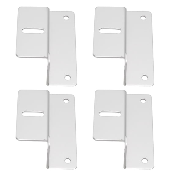 YAHHU 4Pcs/Set Solar Panel Mounting Z Brackets High Strength Aluminum Alloy for Car RV Yacht Ships (10 inches / 25.4 cm)