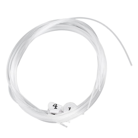 YAHHU 4Pcs Ukulele String Nylon Transparent Warm Timbre Professional Instrument String Set 3.94 inches / 10 cm Replacement Parts for Music Lovers and Concert Performers Everyday Use