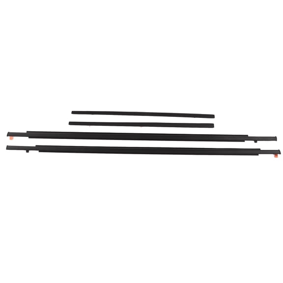 YAHHU 4pcs Door Window Moulding Trim 6816235073 Front Rear Weatherstrip Replacement For Toyota FJ Cruiser 2007-2014 Auto Exterior Accessories