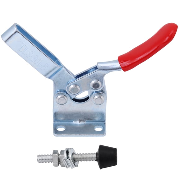 YAHHU 4pcs Hand Tool Toggle Clamp 201B Horizontal Quick Release Tool, 90Kg Holding Capacity, 7.87 inches / 20 cm
