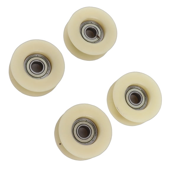 YAHHU 4pcs Pulley Chain Tensioner Roller High Strength for 49cc 66cc 80cc Engine Motorized Bicycle Bike Replacement Part 3.94 inches / 10 cm Length Heavyweight Rustproof Black Matte Finish