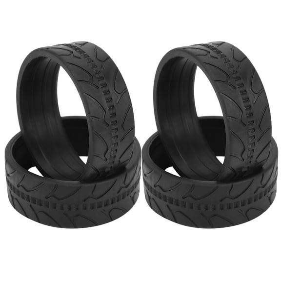 YAHHU 4pcs RC Rubber Tyre Wheel Tire for 1/10 RC High Speed Remote Control Car Upgrade Parts