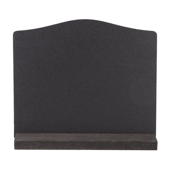 YAHHU 4pcs Small Double Sided Black Notice Blackboard Mini Chalkboard Message Note Display Stand with Base, 6 inches / 15.2 cm