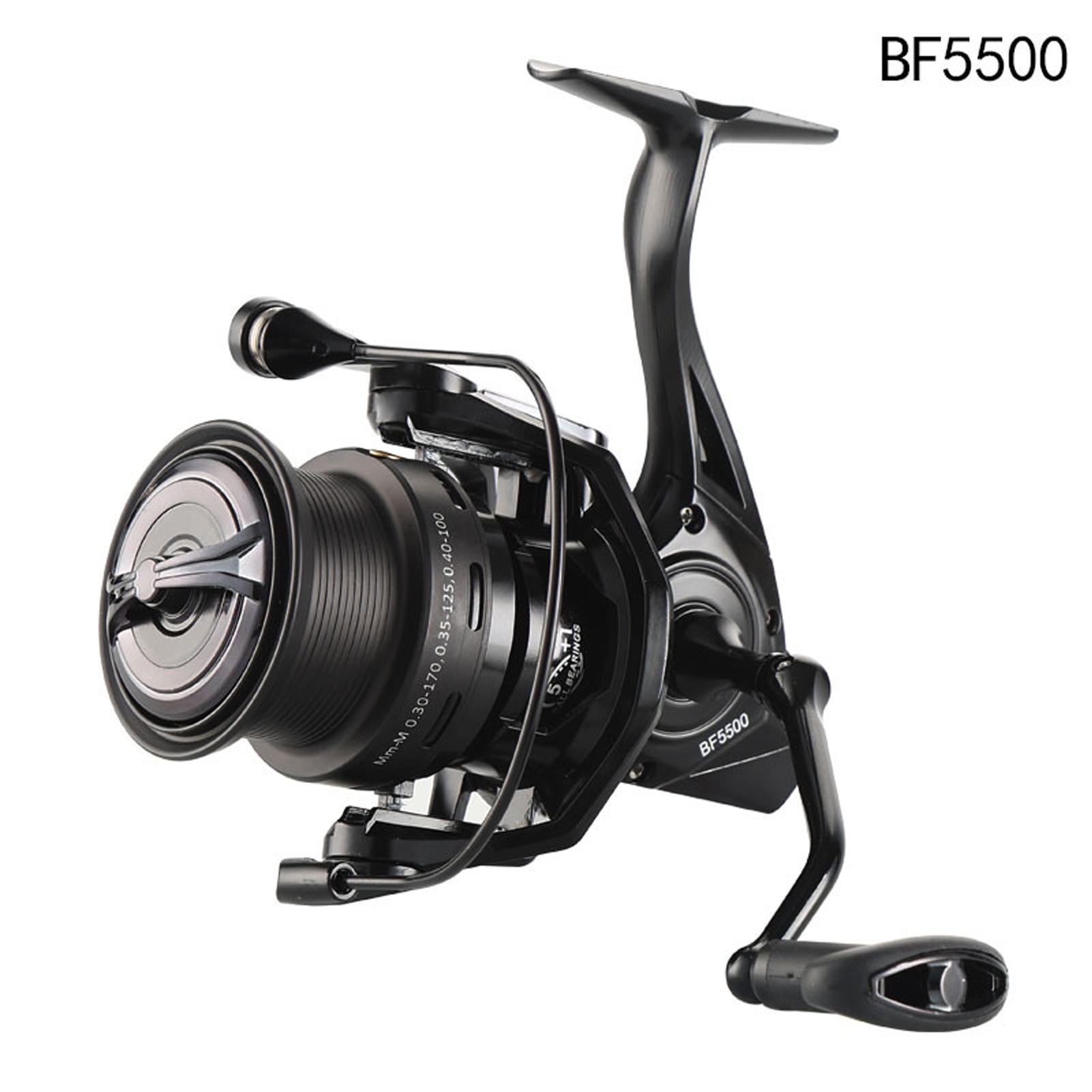 YAHHU 5+1 Ball Bearing Carp Fishing Reel – 4.7:1 Gear, Stainless Steel Spool, High‑Strength Composite Body, Multi‑Feature Design for Long Casts