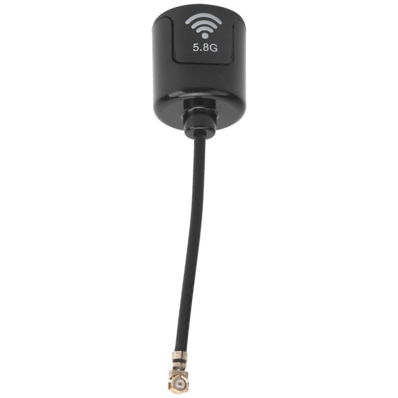 YAHHU 5.8Ghz RHCP Antenna 2.8dbi High Gain UFL Interface Long Aerial Parts Replacement for RC Aircraft FPV Racing Drones, Omnidirectional Drone Accessory, Black
