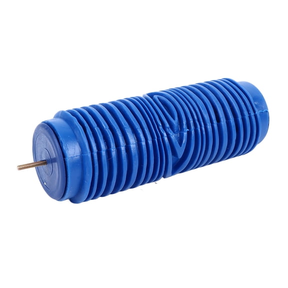YAHHU 5-Inch Rubber Pattern Paint Roller, Reusable Decorative Art Texture Roller for Wall DIY Stencil Painting, Easy to Clean, Blue Circle Pattern Design for Home Improvement