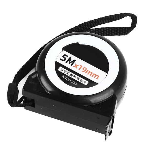YAHHU 5 Meter Steel Tape Measure High Accuracy Retractable Measuring Tape Self Locking Type Matte Finish Heavy Duty Imperial Metric Scale Pocket Size for Construction and DIY 19mm / 0.75 Inches Wide