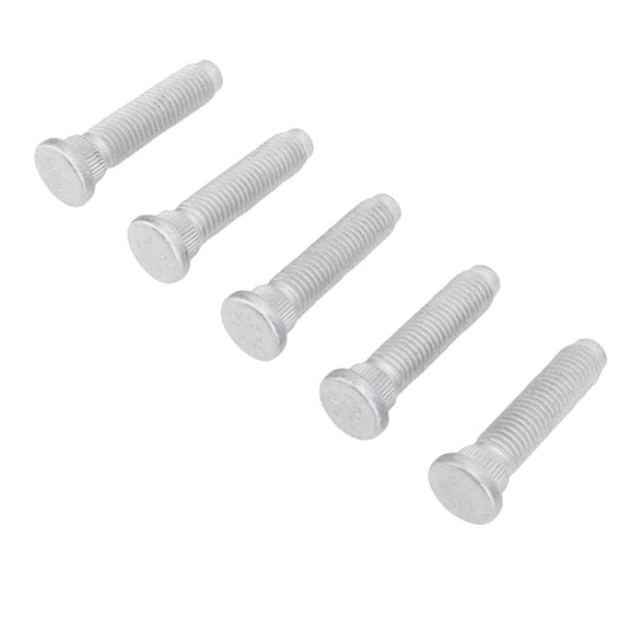 YAHHU 5 Pieces Rear Wheel Studs 1764269 M14x60MM Heavy Duty Steel Wheel Hub Screws Set Direct Replacement For Ford Transit MK8 FWD 2012-Onwards Left Right Axle Repair Parts