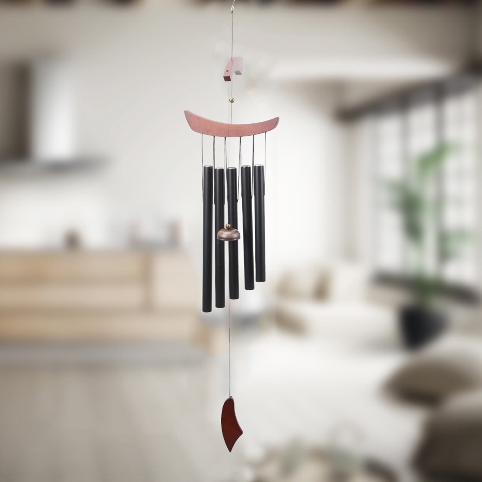YAHHU 5 Tubes Metal Hanging Wind Chimes for Home Room Outdoor Yard Garden Decoration, 39.4 inches / 100 cm
