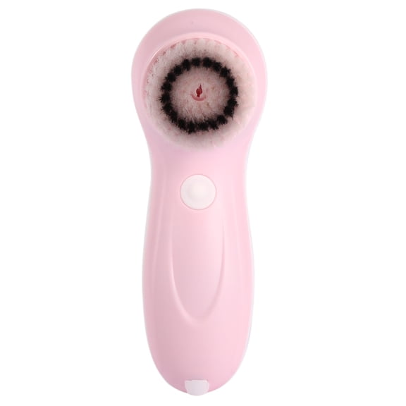 YAHHU 5-in-1 USB Rechargeable Electric Rotating Facial Cleansing Brush, Deep Face Cleaner Spa Tool, Pink