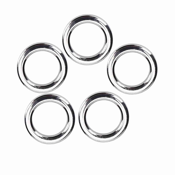 YAHHU 50 Pcs Stainless Steel Fishing Split Rings Heavy Duty Lure Bait Connector Tackle Accessory (Size S) - 200lb Strength