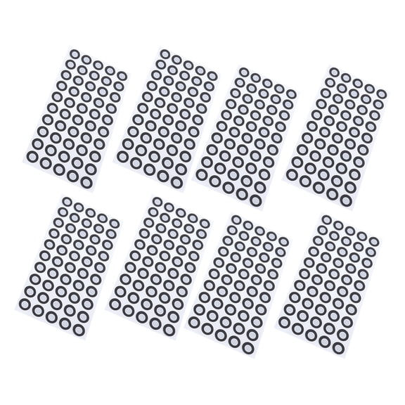 YAHHU 500 Pcs 3D Scanning Marker 6mm ID / 0.24 inches 10mm OD / 0.39 inches Reference Point Diffuse Reflection Markers 3D Scan Tracking Dots for Professional Scanners